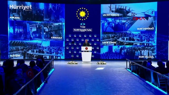 Cumhurbaşkanı Erdoğan, Togg Gemlik Kampüsü Açılış Töreni'nde açıklamalarda bulundu