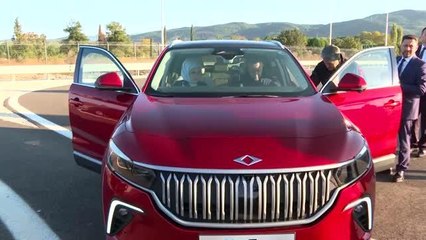 Cumhurbaşkanı Erdoğan, Togg aracını test etti (2)