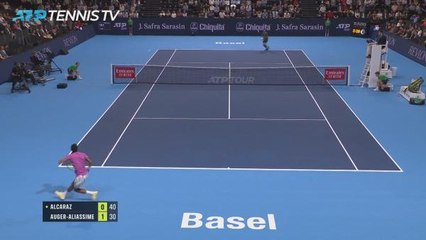 CLEAN: Auger-Aliassime downs Alcaraz in Basel battle of young stars