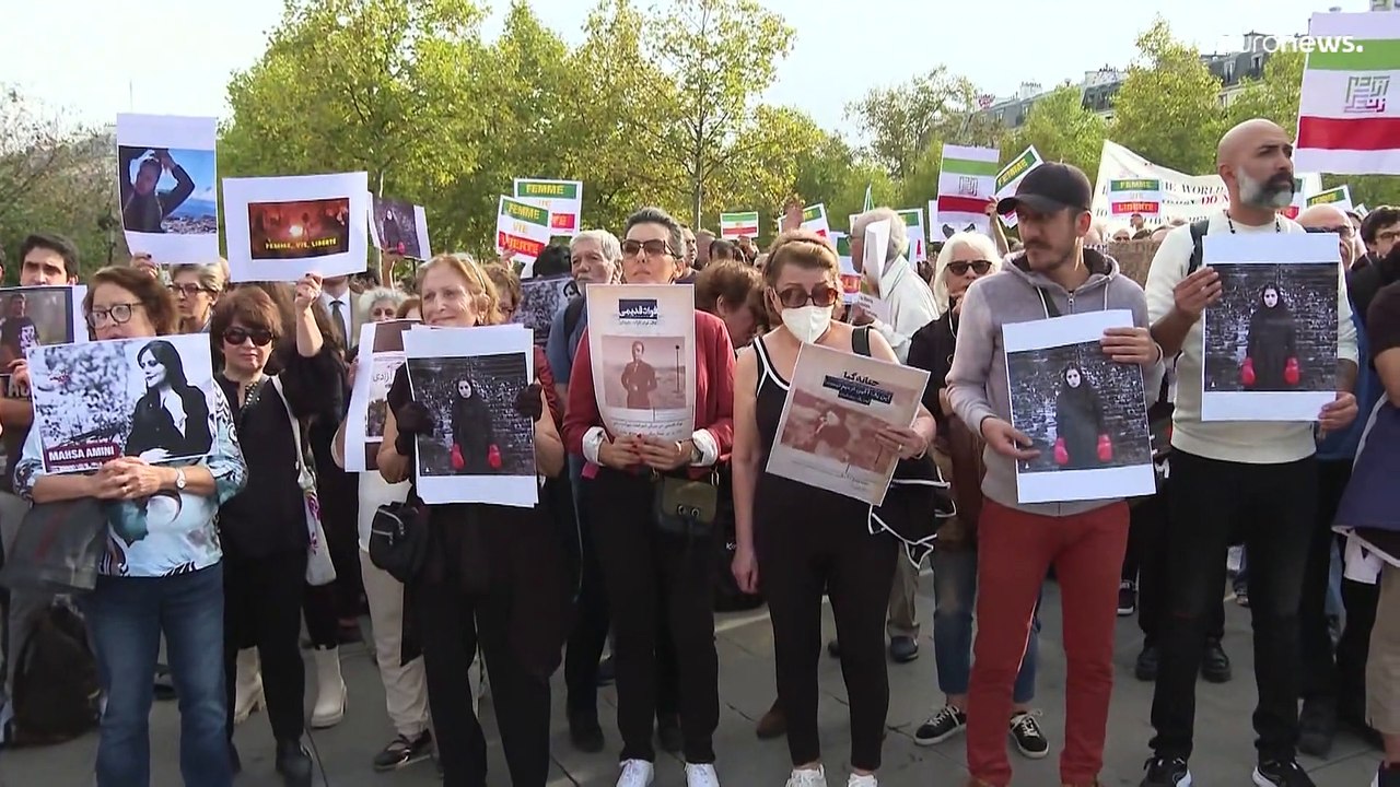 „Wir kämpfen für die ganze Welt“: Iran-Kundgebungen in europäischen Städten