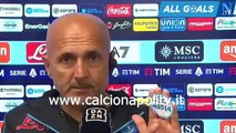 Napoli-Sassuolo 4-0 29/10/22 intervista post-partita Luciano Spalletti
