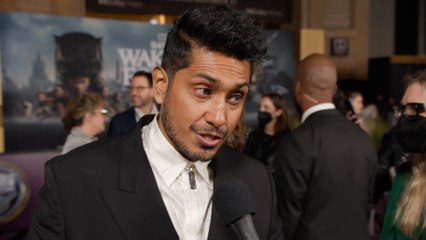 Black panther: Wakanda Forever World Premiere Tenoch Huerta Interview