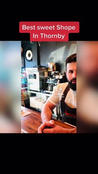 Best candy shakes and cafe shop in Thornaby north east England |life in uk with mian #waffles #candy #ice-cream #donuts #panini #babbudrinks