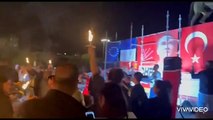 Lyon meydanında 29 Ekim Cumhuriyet Bayramı coşkusu