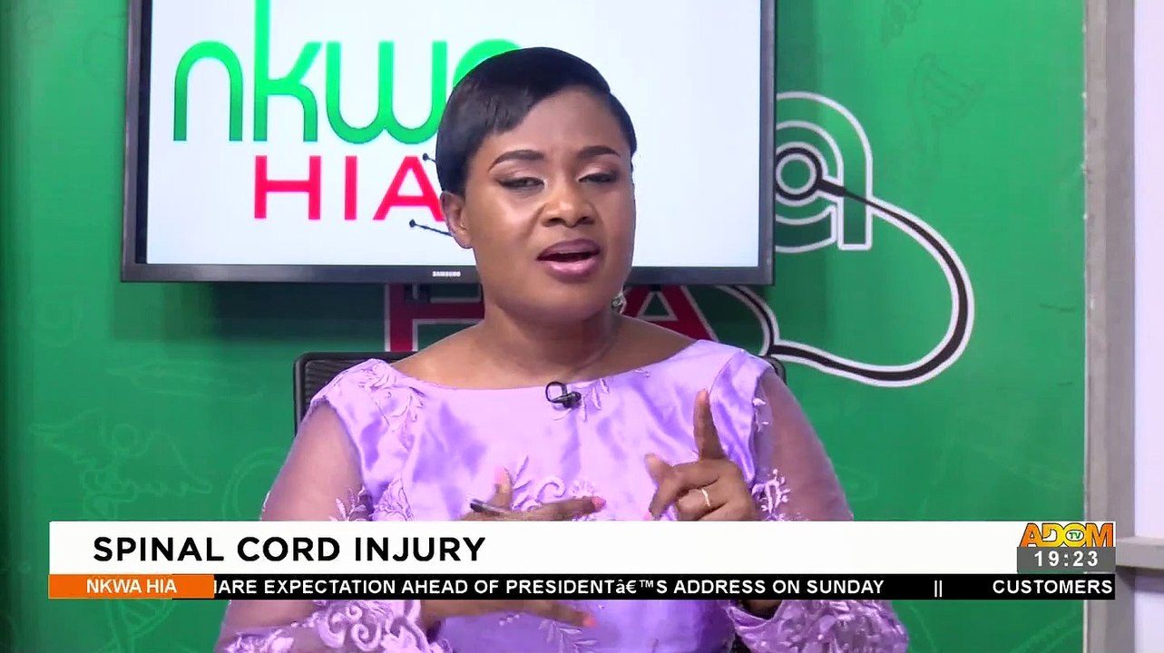 Discussing: Spinal Cord Injury - Nkwa Hia on Adom TV (29-2-22)