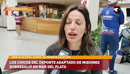 Los chicos del deporte adaptado de Misiones sobresalió en Mar del plata