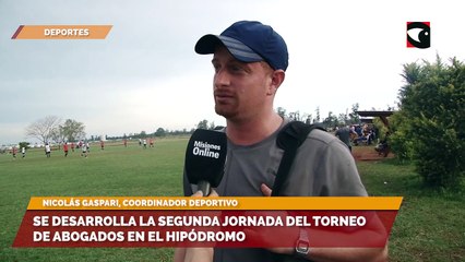 Se desarrolla la segunda jornada del torneo de abogados en el hipódromo Nicolás Gaspari