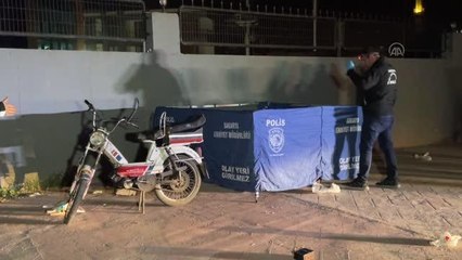 Motosikletten savrulup duvara çarpan sürücü hayatını kaybetti