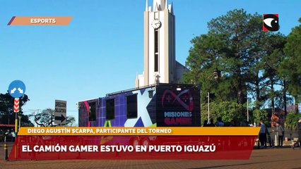 El camión gamer estuvo en Puerto Iguazú