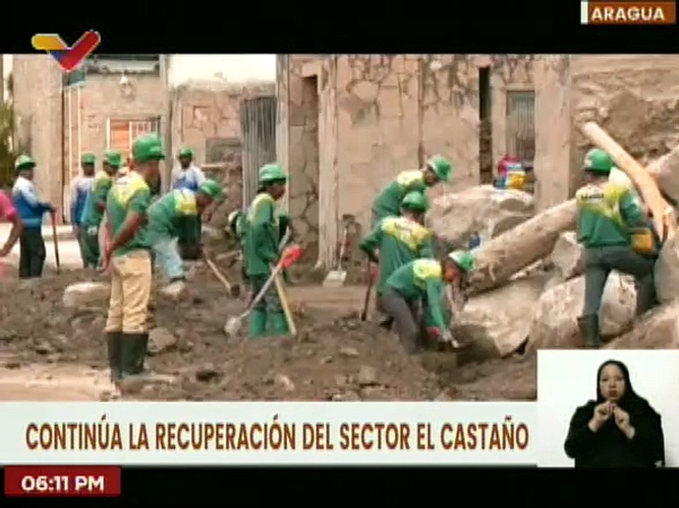 Habitantes de El Castaño, estado Aragua, respaldan avances en recuperación  de la entidad