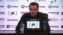 Rueda de prensa de Xavi Hernández tras el Valencia vs. Barcelona de LaLiga Santander