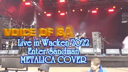 (58)#VOICE OF BACEPROT-- ENTER SANDMAN-METALICA- (COVER)-LIVE AT WACKEN