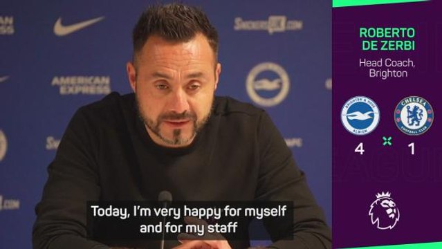 De Zerbi 'thankful' for first Brighton win after Putin 'took away' Shakhtar team