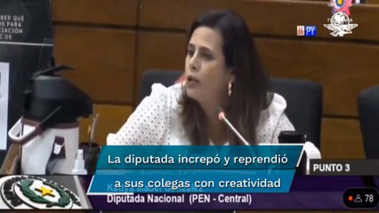 Al ritmo de 'Te Felicito', de Shakira, diputada recita en plena sesión del Congreso