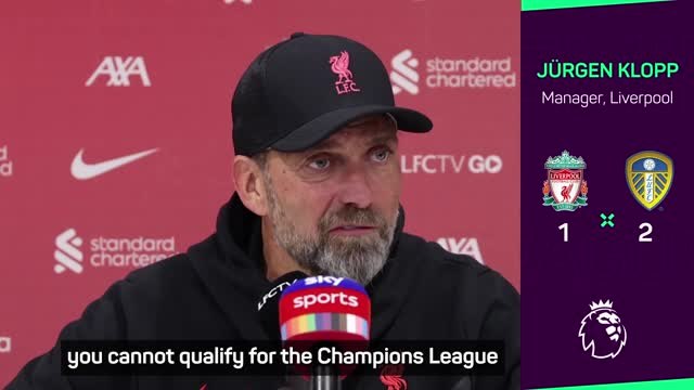 Liverpool won't reach top 4 if inconsistency continues - Klopp