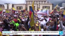 Protestas contra el proyecto de reforma tributaria del presidente colombiano Gustavo Petro