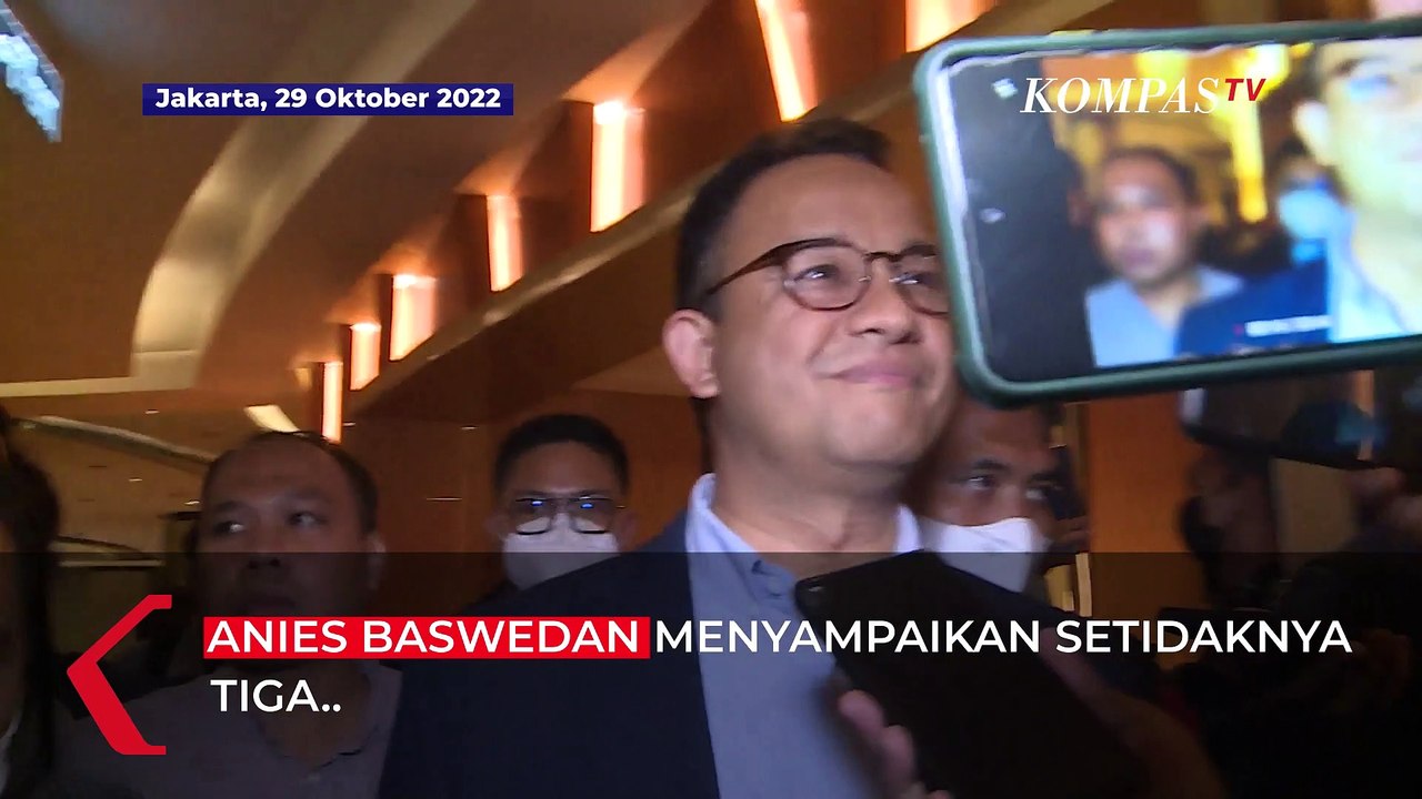 Anies Ungkap Tiga Kriteria Cawapres Untuknya: Memberikan Kontribusi pada Kemenangan