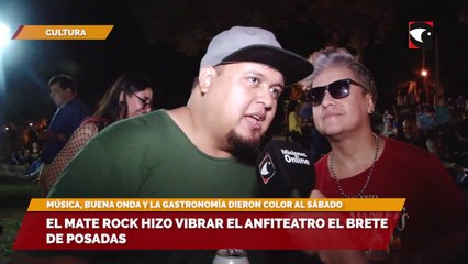 El Mate Rock hizo vibrar el anfiteatro El Brete de Posadas