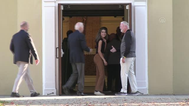 ABD Devlet Başkanı Joe Biden ve torunu Natalie St. Josep Kilisesi'nde ayine katıldı