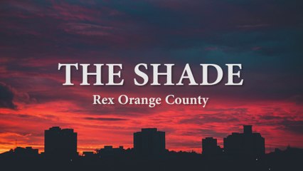The Shade - Rex Orange County
