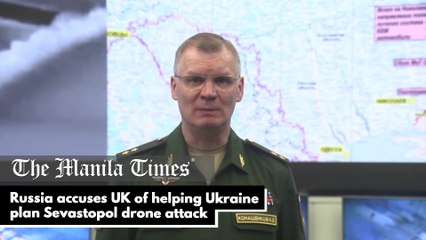 Russia accuses UK of helping Ukraine plan Sevastopol drone attack