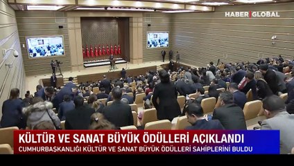 Cumhurbaşkanı Erdoğan, Cumhurbaşkanlığı Kültür ve Sanat Büyük Ödülleri'nin sahiplerini açıkladı