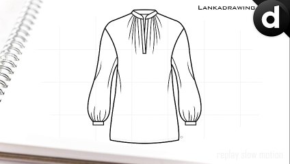 learn to draw simple women's clothes 2