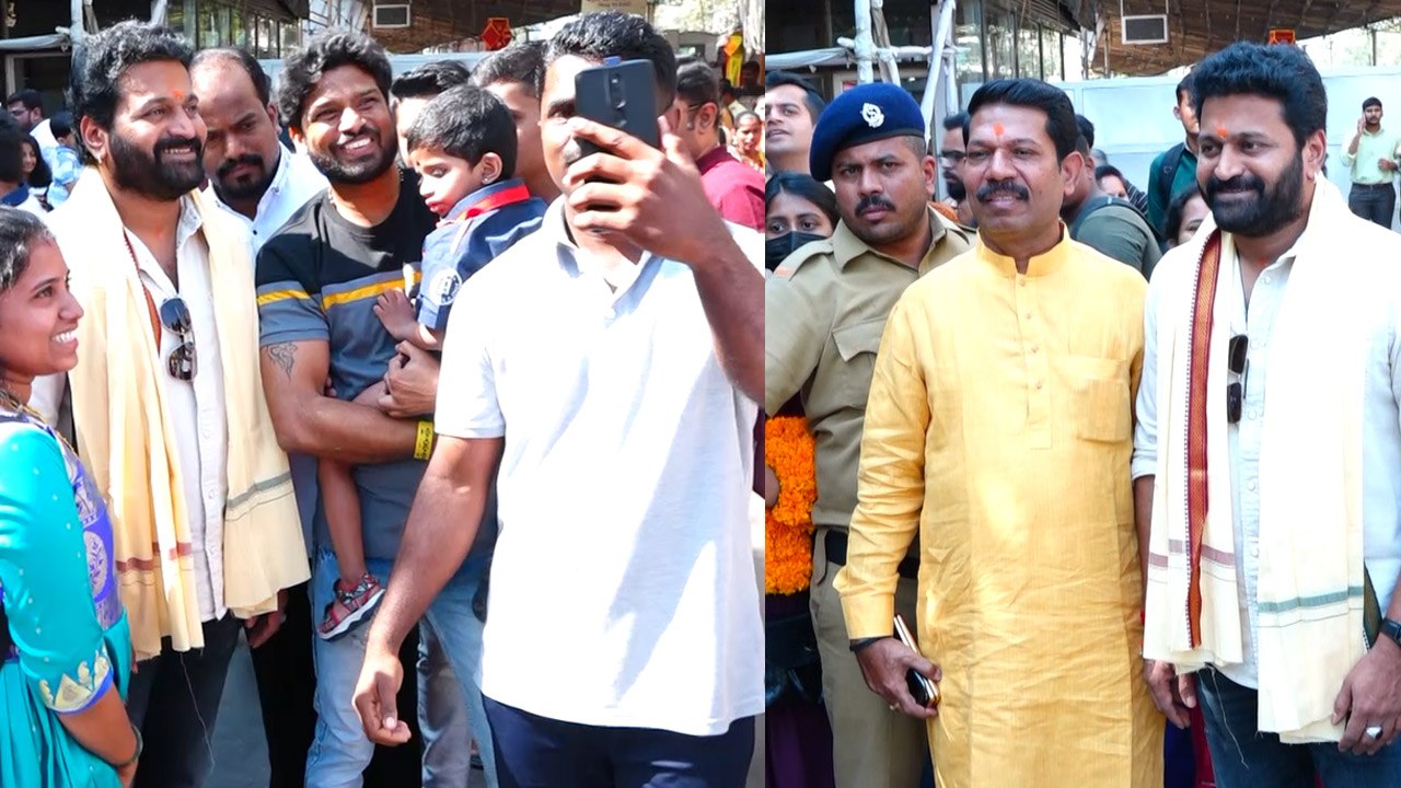 Kantara Actor Rishabh Shetty पहुंचे सिद्धिविनायक मंदिर, Fans की उमड़ी भीड़, बुरी तरह घेरा!  FilmiBeat