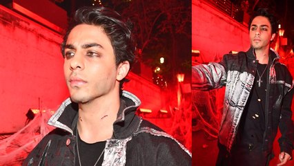 Aryan Khan Halloween Party में Shocking Look Viral, आंखों में काजल लगाकर दिखे अलग। *Entertainment