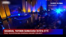 Erdoğan'a hakaret içeren programın sunucusu istifa etti