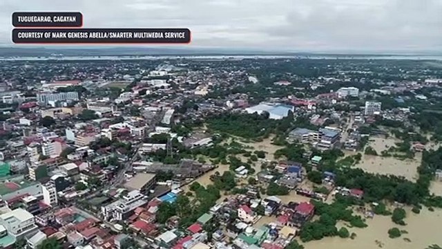Drone footage of Tuguegarao flooding due to #PaengPH