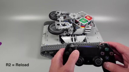 Lego Disk Shooting Tank with Rotary Magazine