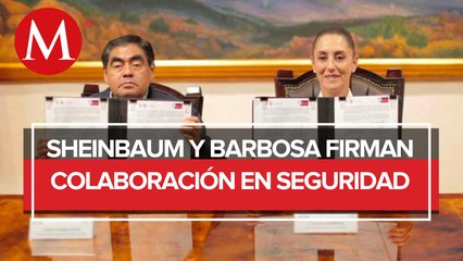 CdMx y Puebla firman convenio en materia de seguridad