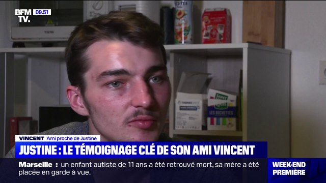 Meurtre de Justine Vayrac: son ami Vincent raconte les heures après sa disparition