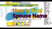 Spouse Name By Astrology Fire Name Part 3 | How to Find Spouse Name |  EXAMPLE  | जीवनसाथी का नाम | How to Find Spouse First Alphabet
