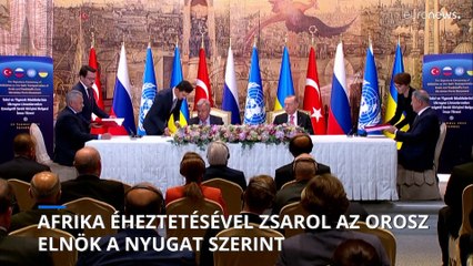 Afrika kiéheztetésével zsarol Vlagyimir Putyin a nyugat szerint