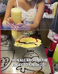 Skill Dewa !!! Memasak Sambil Melukis | Lihat Hasilnya !!!! Menakjubkan