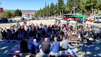 Demirci'de yağmur duası yapıldı