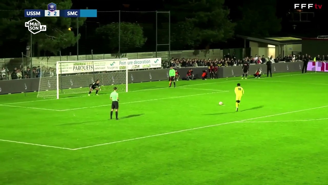7ème tour de Coupe de France : Le résumé vidéo de US Saint-Malo 2-2 SMCaen (3-4 aux TAB)