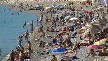 Antalya sıcak havanın tadını çıkarıyor