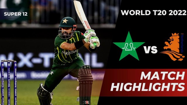 Pakistan vs Netherlands Full Highlights | ICC T20 World Cup 2022 | PAK VS NED