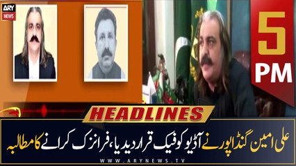 ARY News Headlines | 5 PM | 30th October 2022