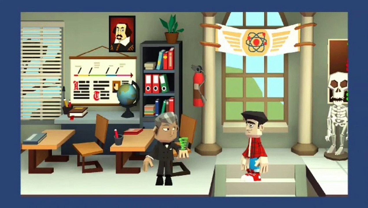 New casual jokes series ,Chatter 1_On the rooftop_, Enjoy smile laugh with cartoon animation LOL!