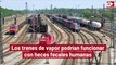 Los trenes de vapor podrían funcionar con heces fecales humanas