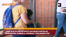 ¿Por qué es importante vacunar contra el sarampión, rubeola, paperas y poliomielitis?