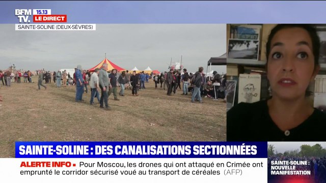 Bassines de Sainte-Soline: Ce sont des fausses solutions , affirme l'eurodéputée écologiste Karima Delli