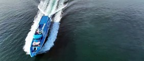 Chasing Maritime Express Fast Boats Using Drones