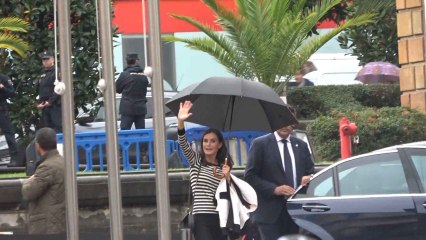 La reina Letizia sustituye a la princesa Leonor en Cadavedo.