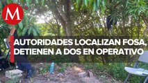 En Veracruz, localizan fosa clandestina y detienen a dos secuestradores