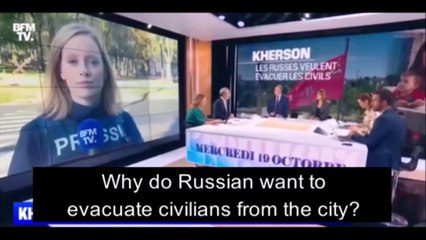 Kherson est victime de frappes ukrainiennes qui visent des hôpitaux...